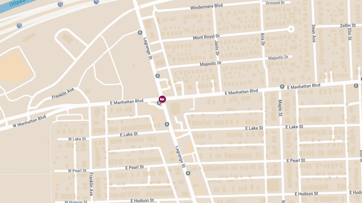 Injury Collision at E Manhattan Blvd & Lagrange St