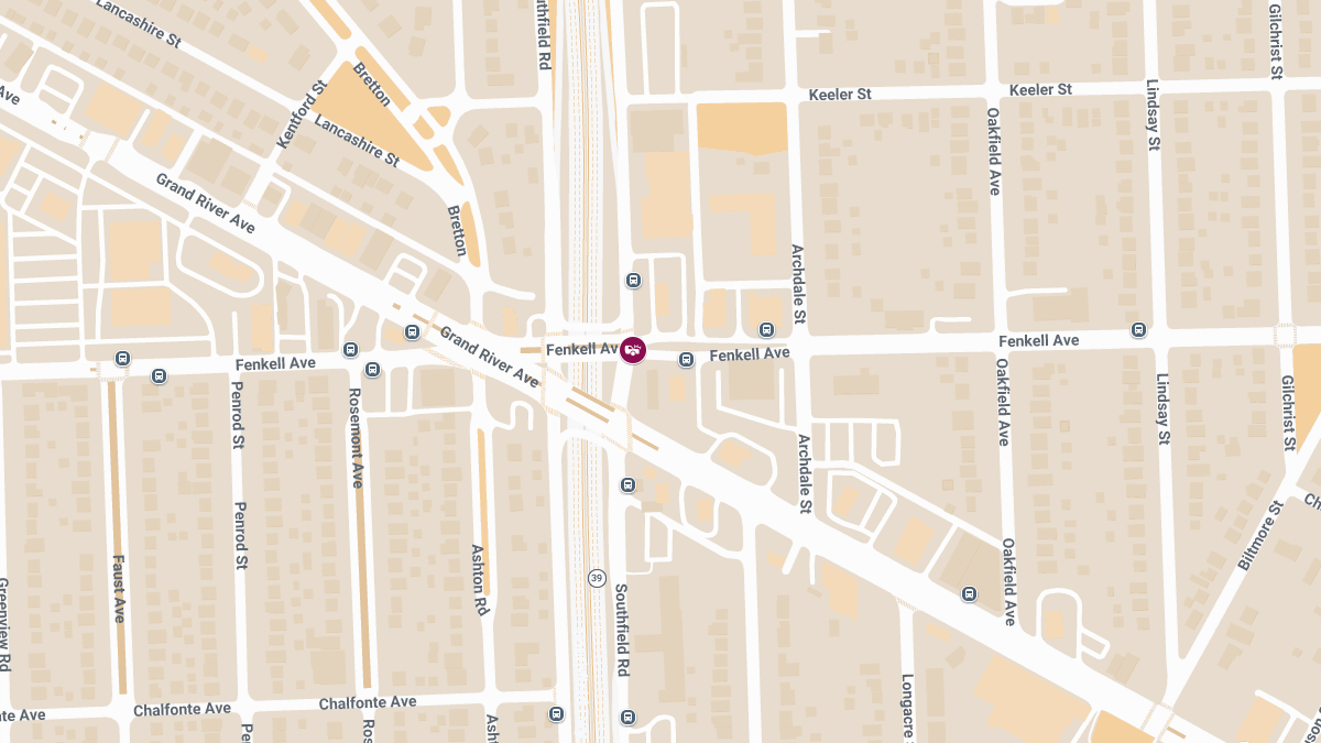 Injury Collision at Fenkell Ave & Southfield Rd