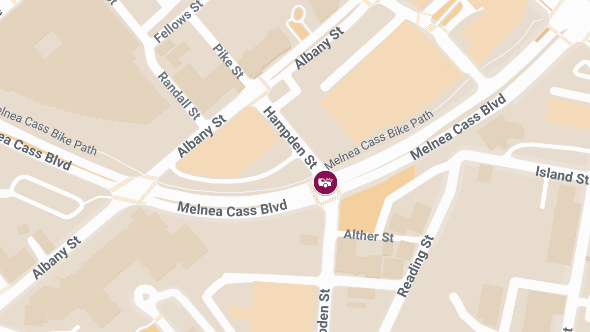 Injury Collision at Hampden St & Melnea Cass Blvd