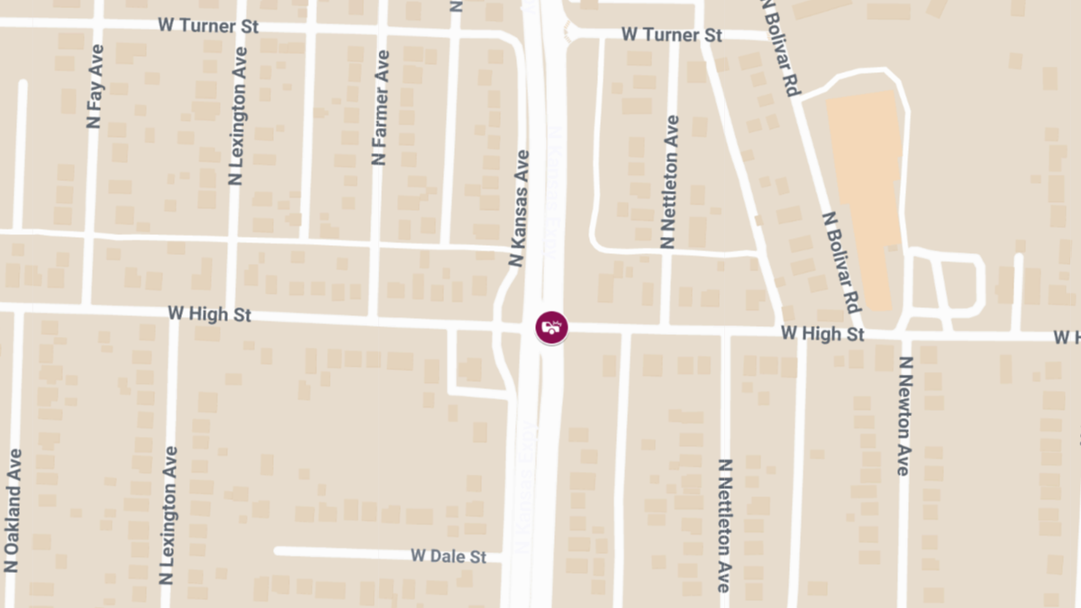 Injury Collision at Kansas Expy & High St