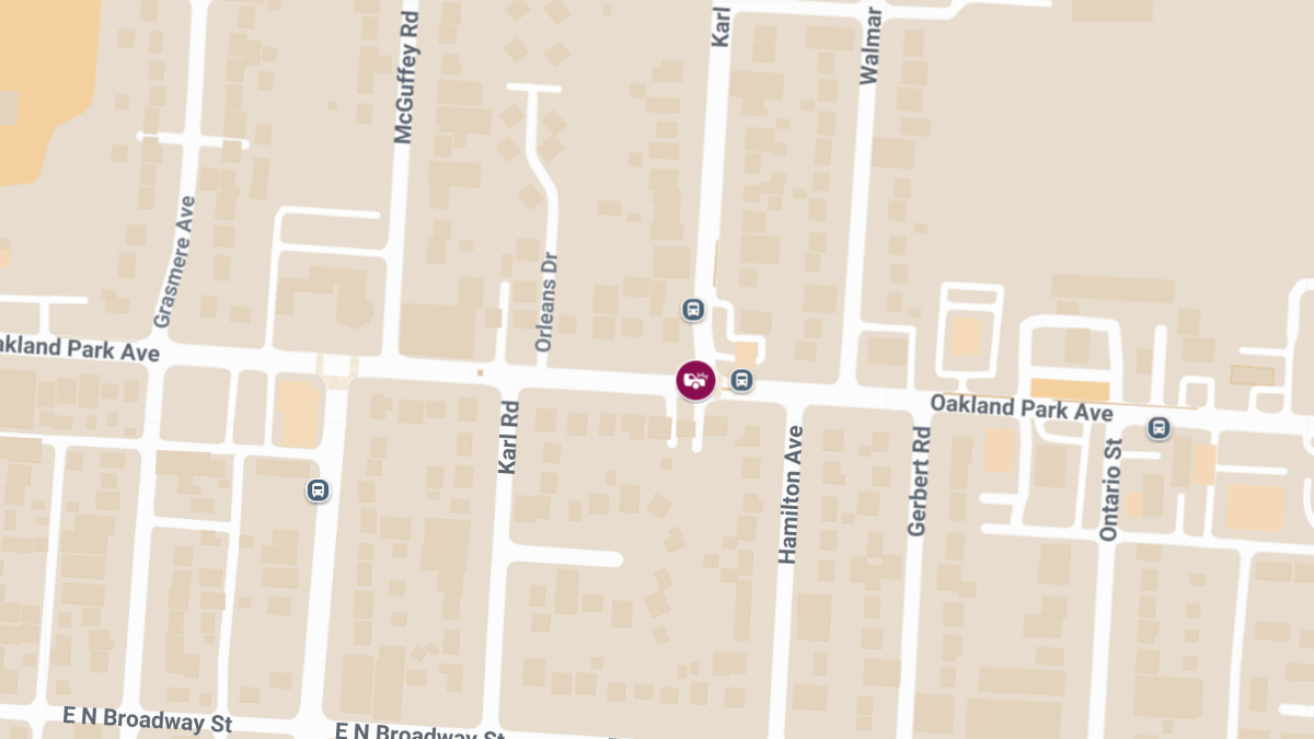Injury Collision at Karl Rd & Oakland Park Ave