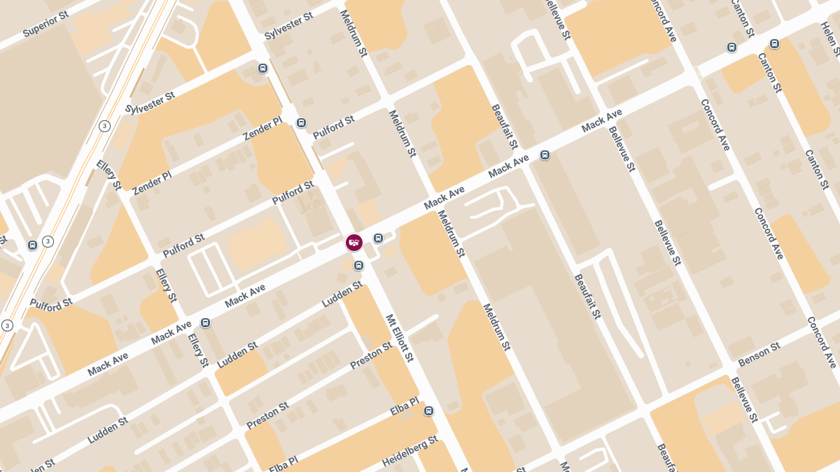 Injury Collision at Mack Ave & Mt Elliott St