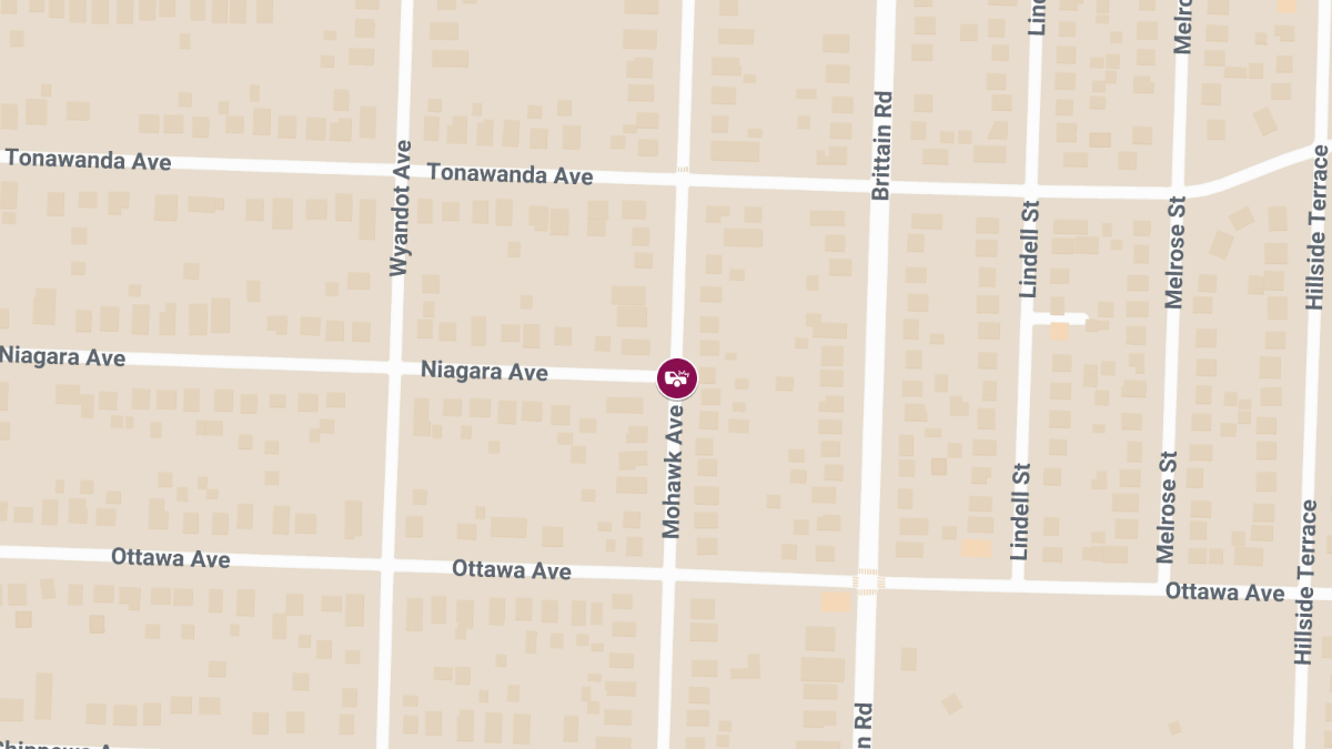 Injury Collision at Mohawk Ave & Niagara Ave