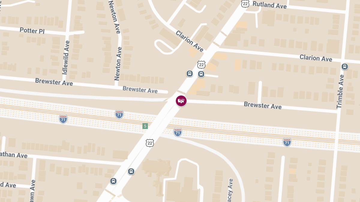 Injury Collision at Montgomery Rd an