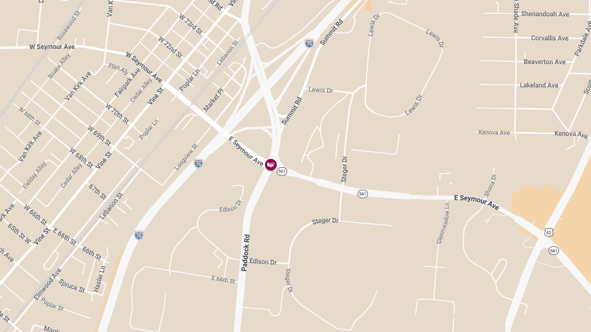 Injury Collision at Paddock Rd and E Seymour Ave