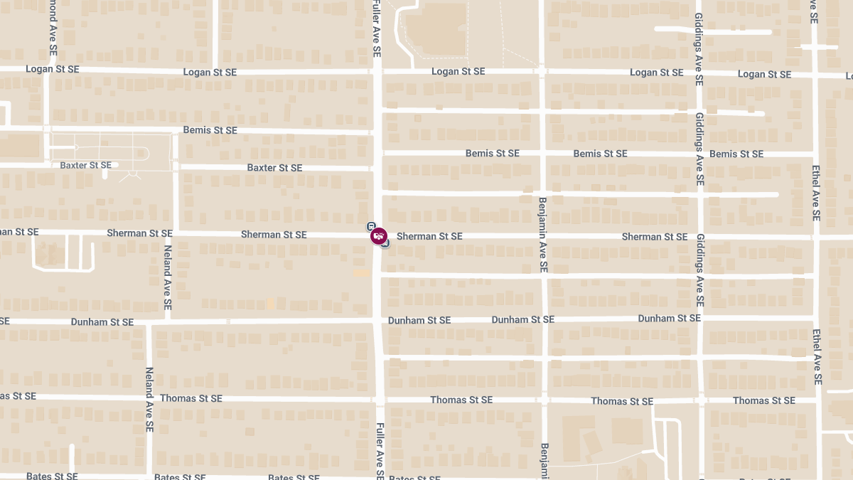 Injury Collision at Sherman St SE & Fuller Ave SE