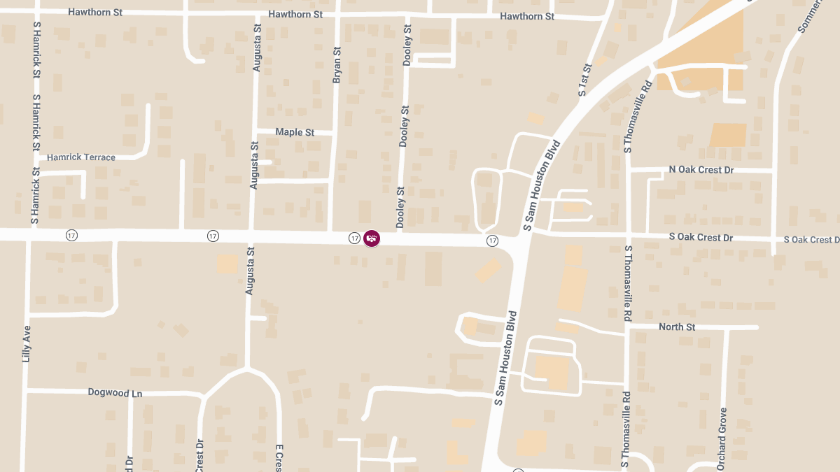 Injury Collision on MO-17 South of Houston