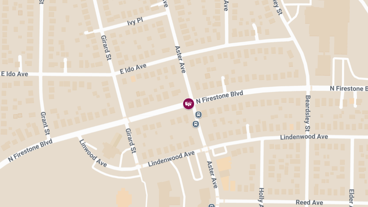 Injury Collision on N Firestone Blvd near Gerard St