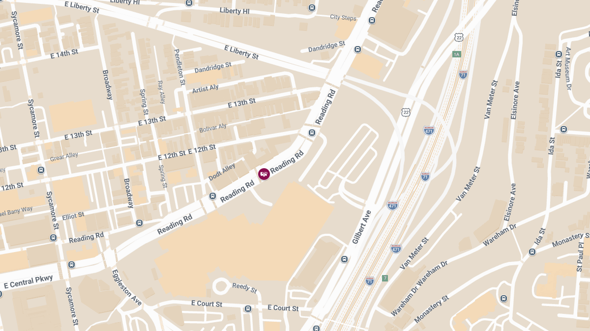 Injury Collision on Reading Rd Near E 12th St