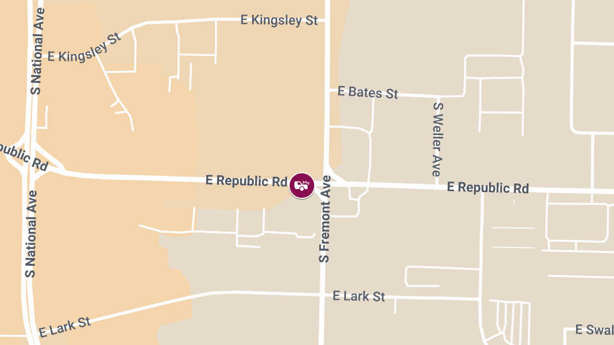 Injury Crash Blocks Southbound Republic at Fremont