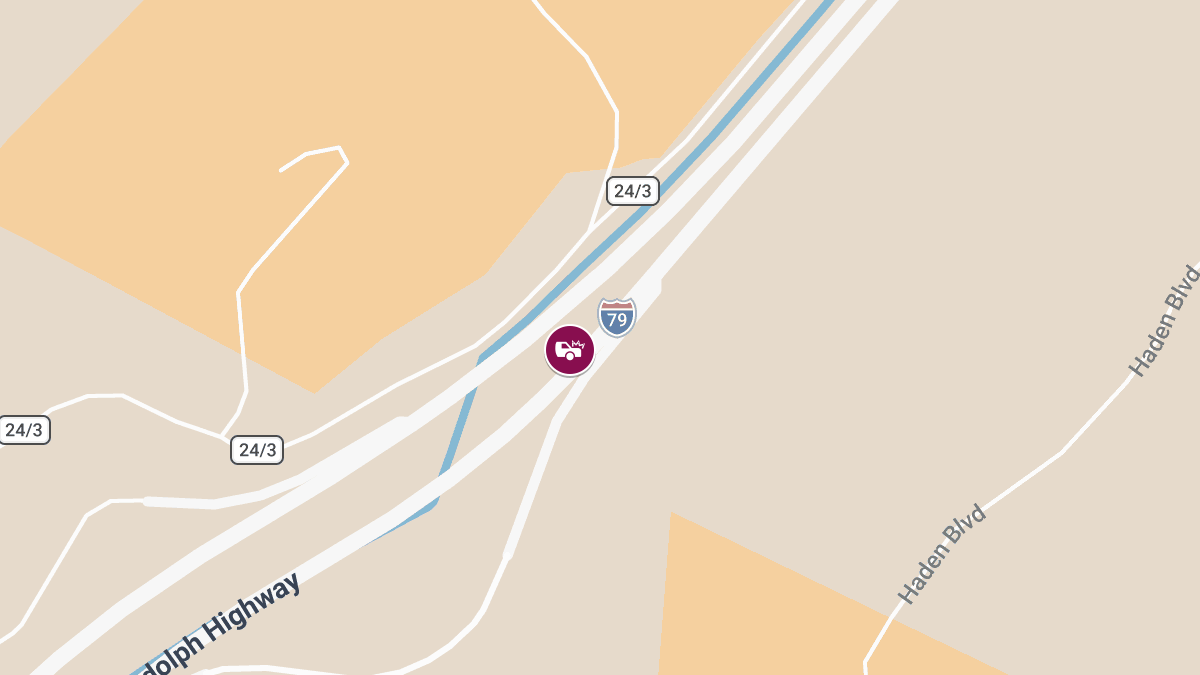 Injury Crash Closes I-79 NB at MM 113