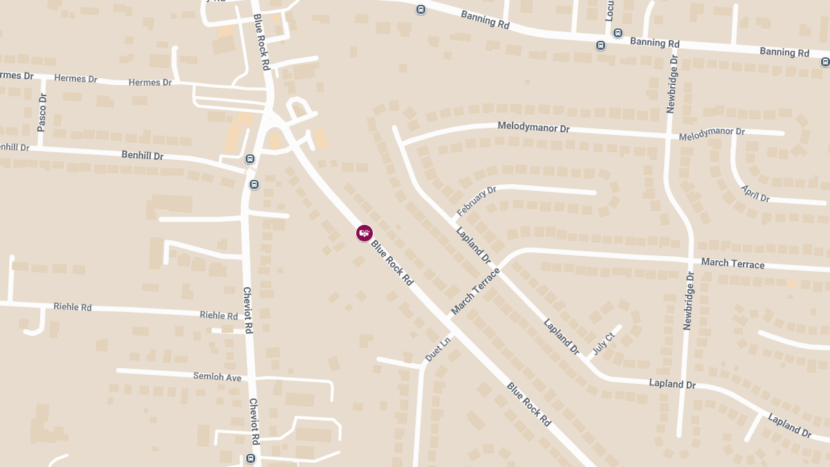 Injury Crash Near Blue Rock Rd