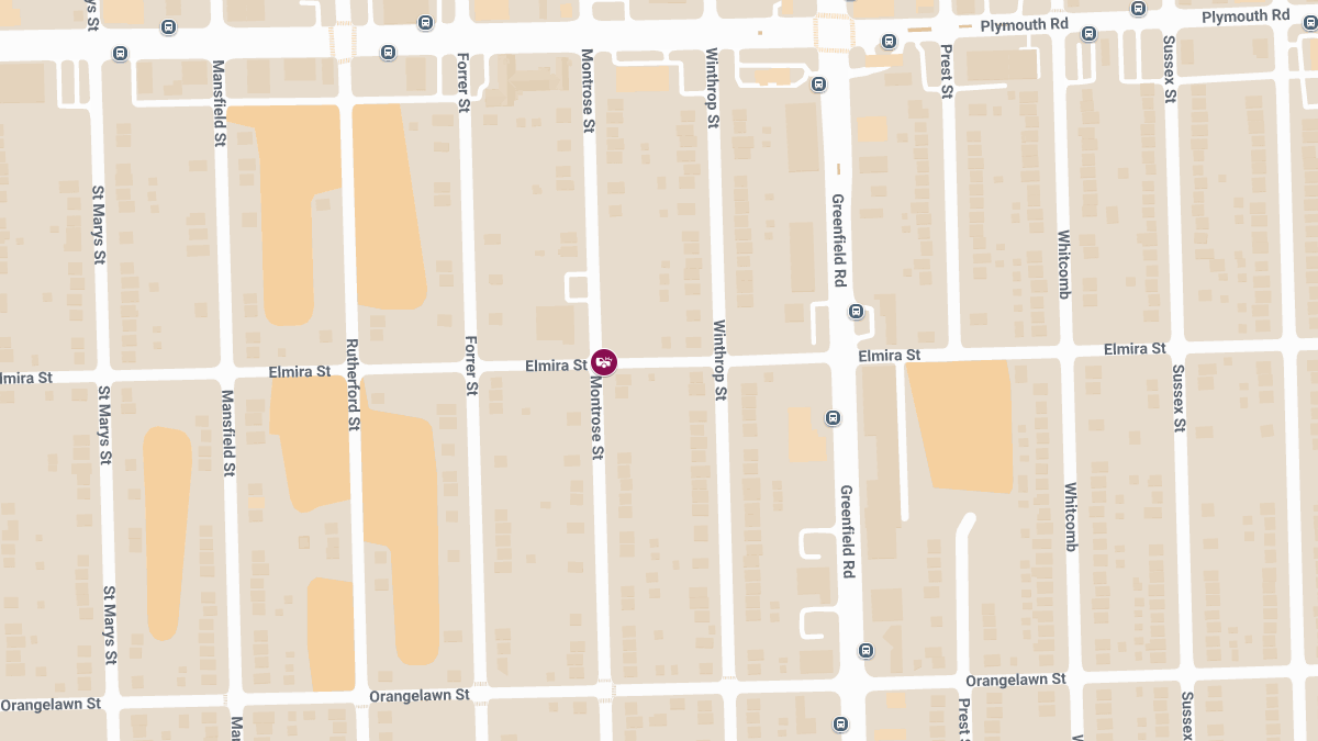 Injury Crash Near Montrose St & Elmira