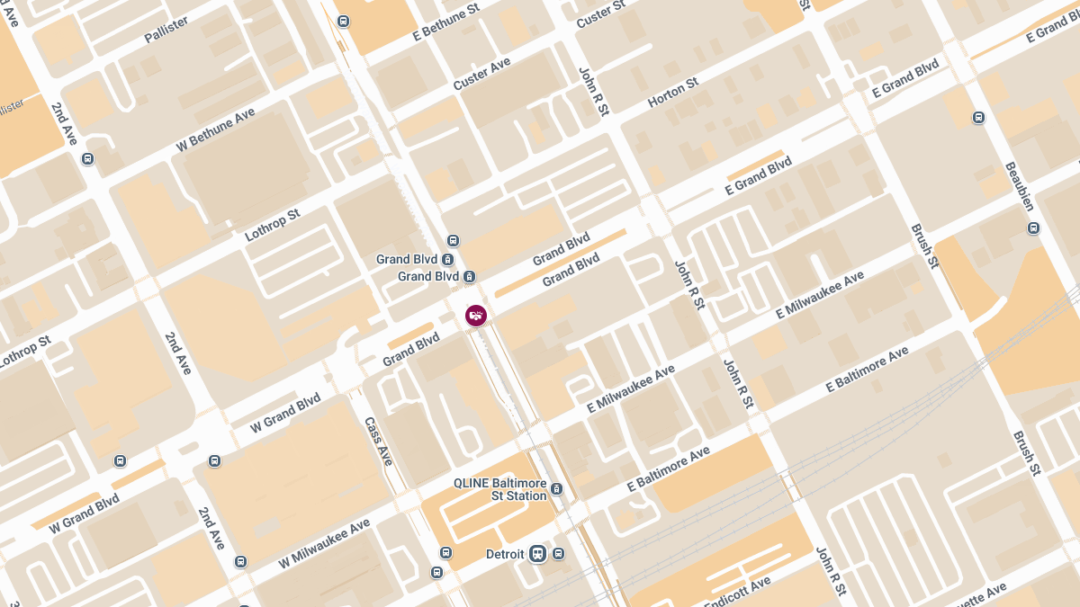 Injury Crash Near Woodward Ave & West Grand Blvd
