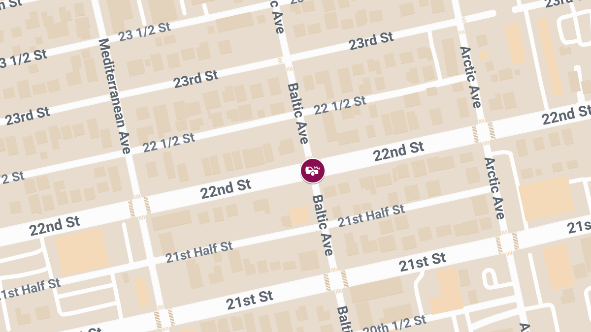 Injury Crash Reported Near Baltic Ave and 22nd St