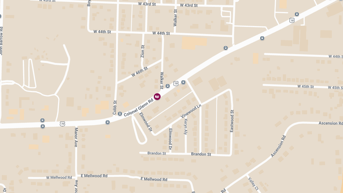 Injury Crash Reported Near Colonel Glenn Rd
