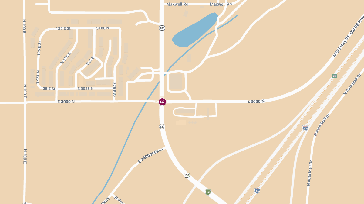 Injury Crash Reported Near SR 130 & 3000 N