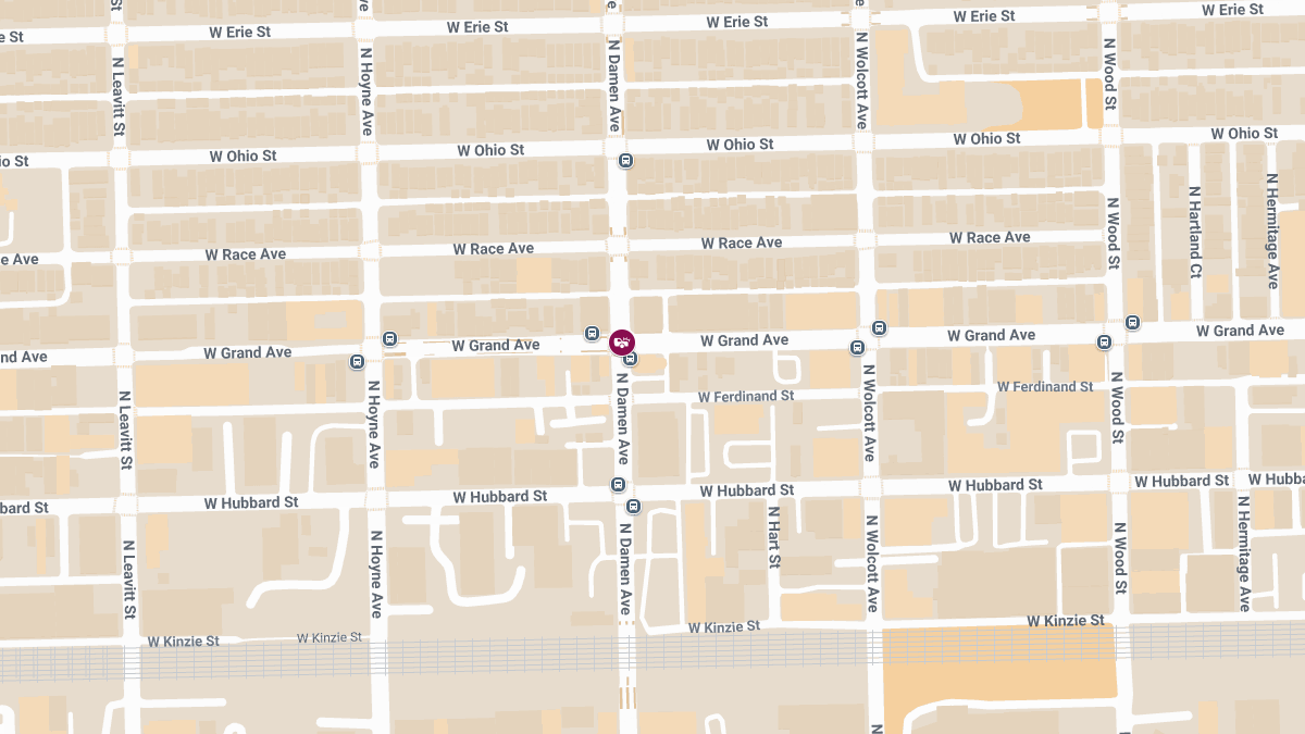 Injury Crash Reported at Grand Ave & Damen Ave