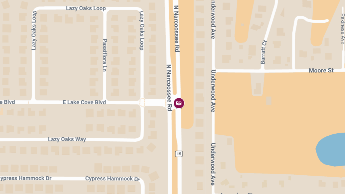 Injury Crash Reported at N Narcoossee Rd & East Lake Cove Blvd