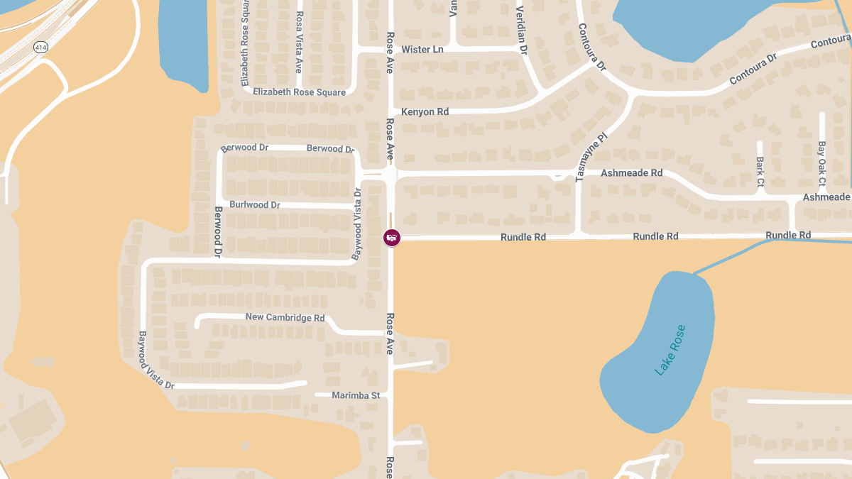 Injury Crash Reported at Rose Ave and Rundle Rd