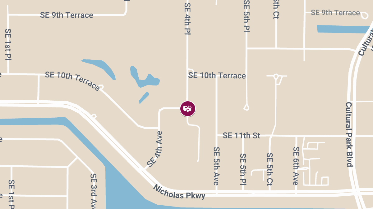 Injury Crash Reported at SE 4th Pl & SE 10th Ln