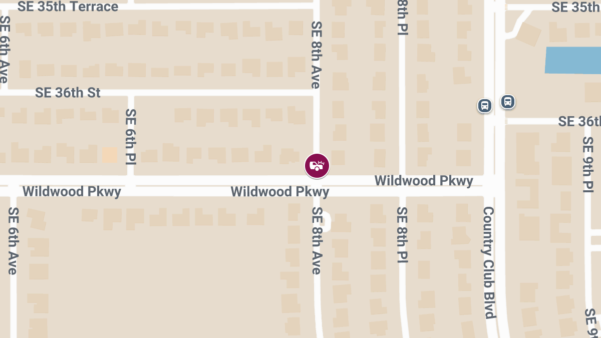 Injury Crash Reported at SE 8th Ave & Wildwood Pkwy