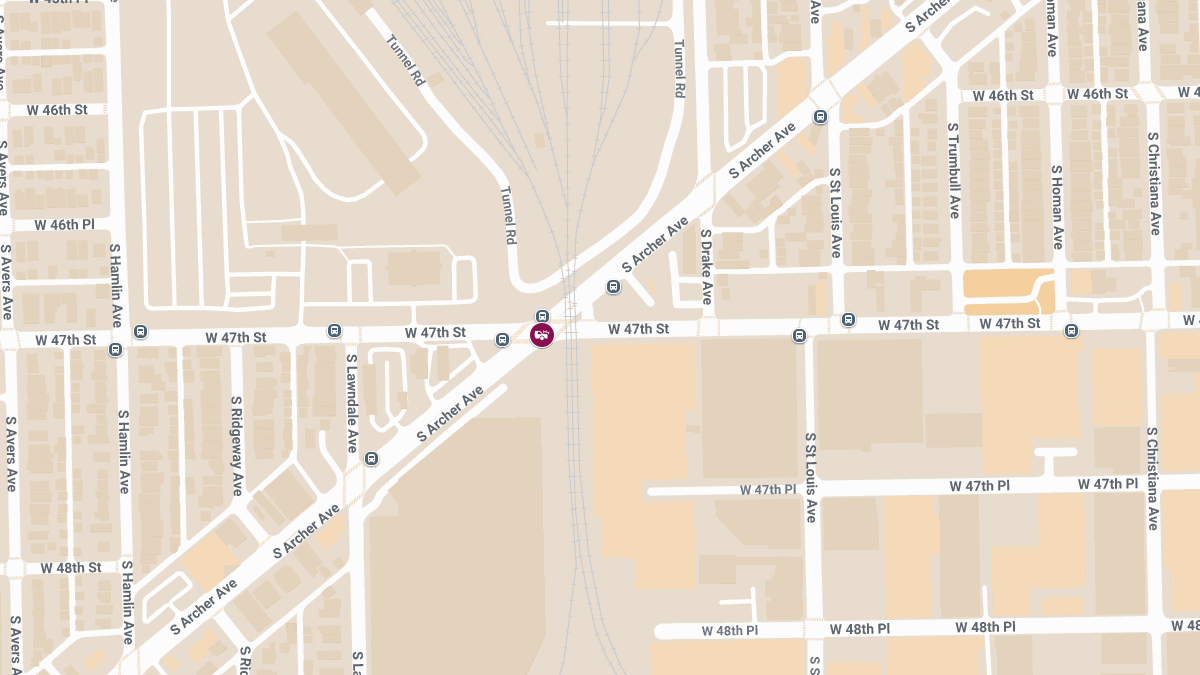 Injury Crash Reported at W 47th St & S Archer Ave