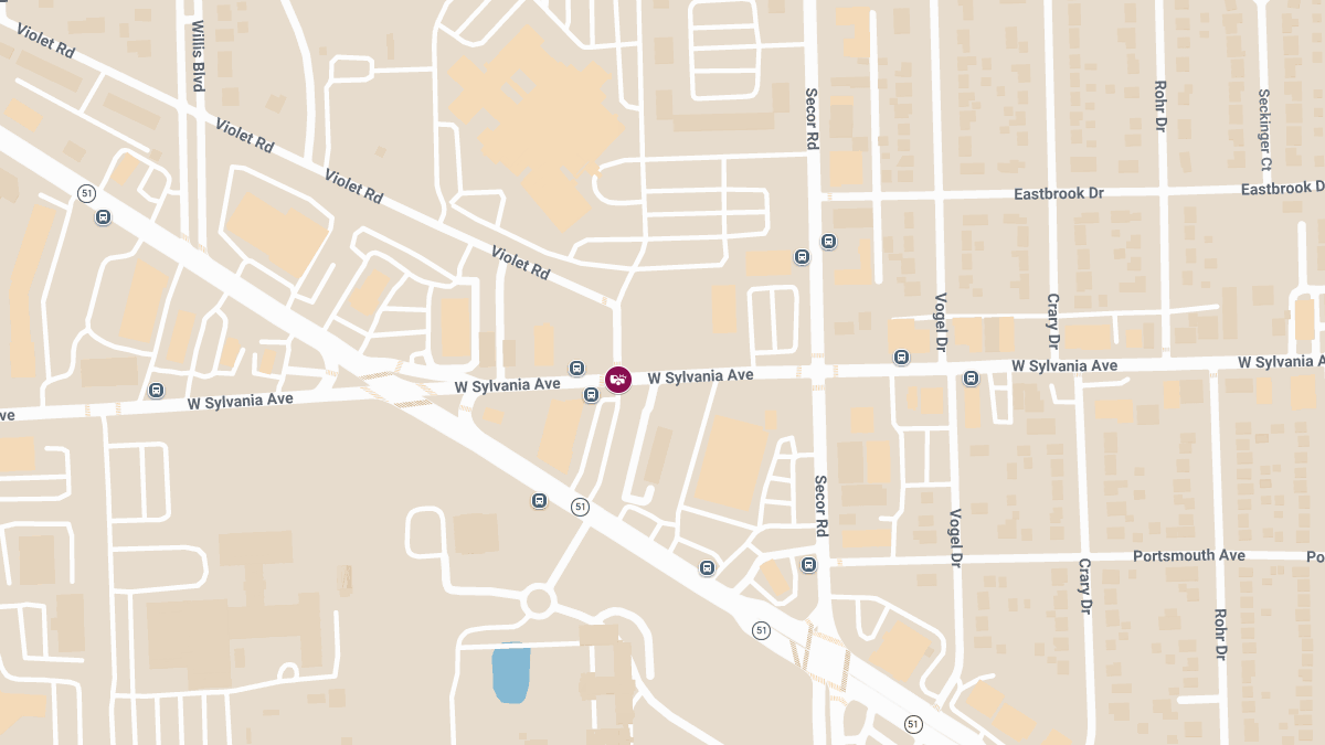 Injury Crash Reported at W Sylvania Ave & Violet Rd