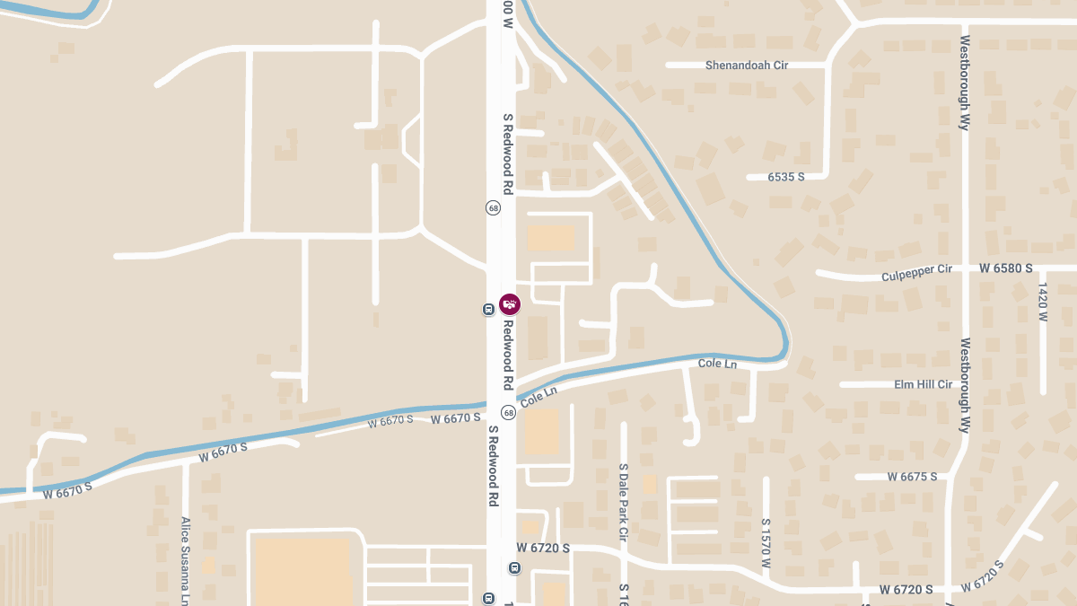 Injury Crash Reported on 9000 S Redwood Rd