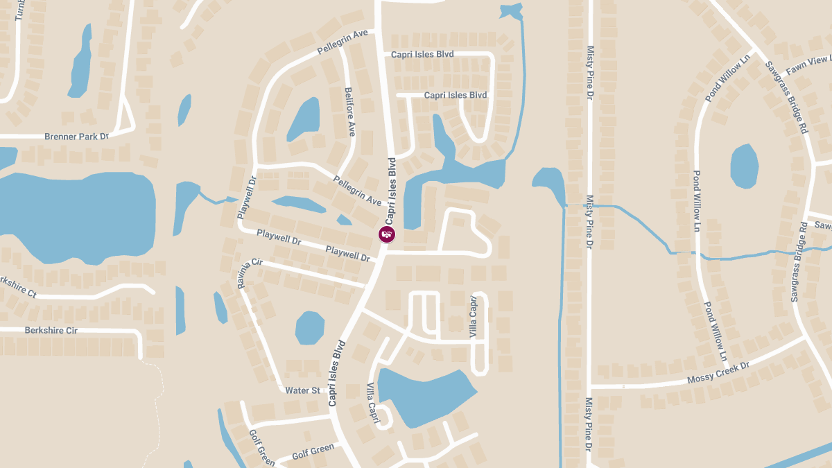 Injury Crash Reported on Capri Isles Blvd