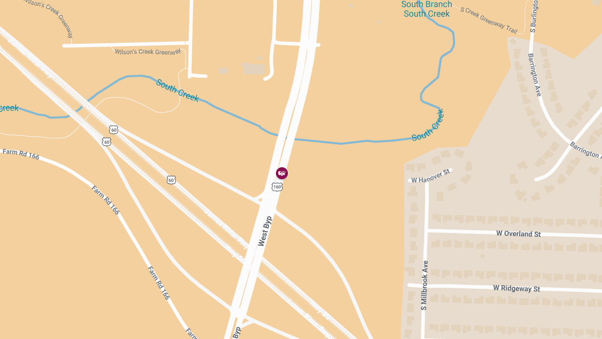 Injury Crash Reported on US-160 Near Battlefield