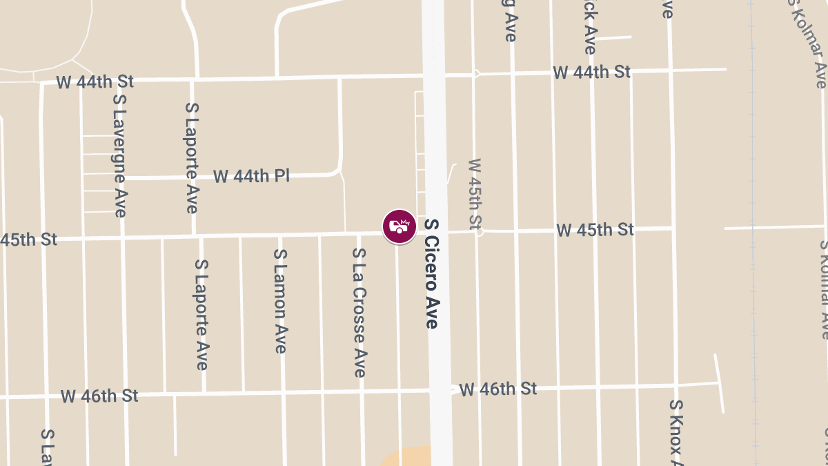Injury Crash at 45th St & Cicero Ave