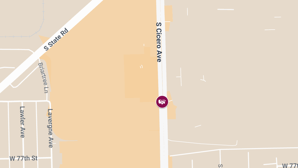 Injury Crash at 76th St & S Cicero Ave