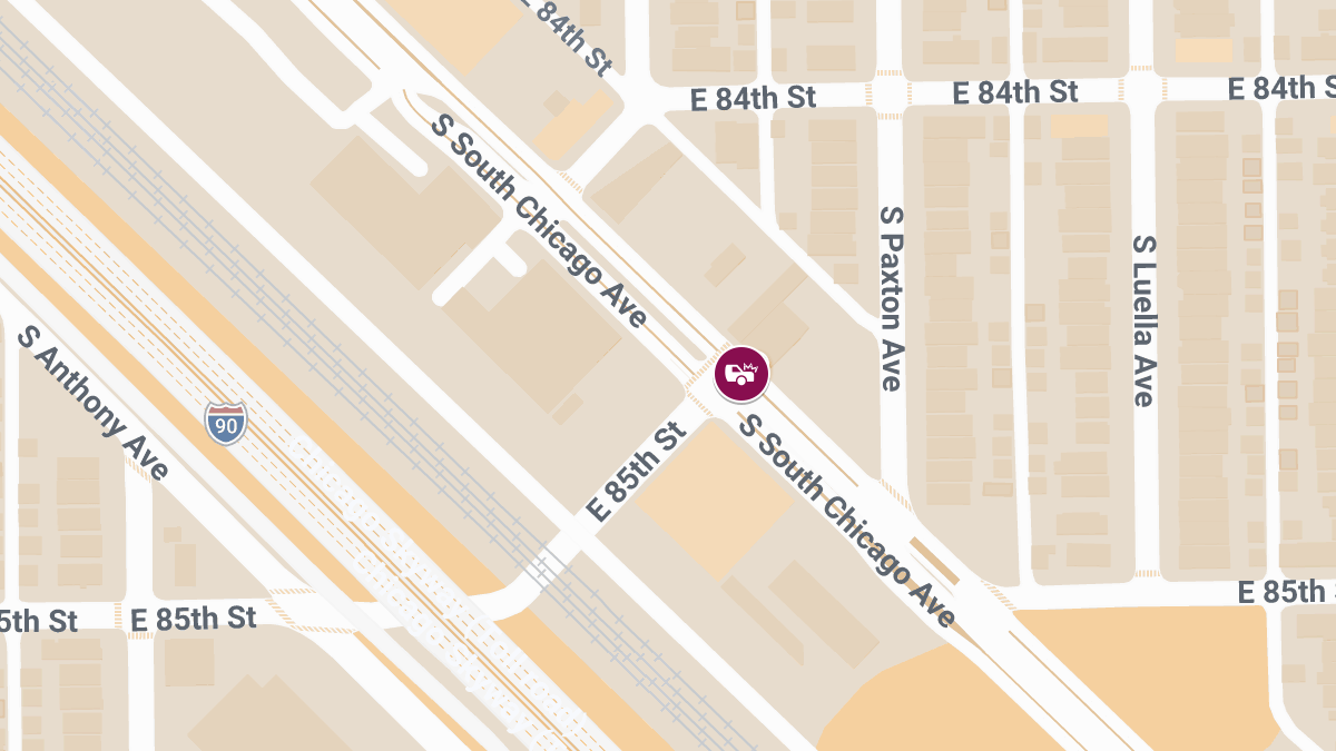 Injury Crash at 85th St & S Chicago Ave