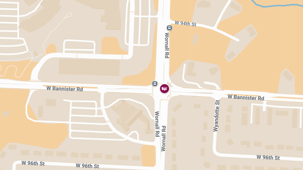 Injury Crash at 95th St & Wornall Rd