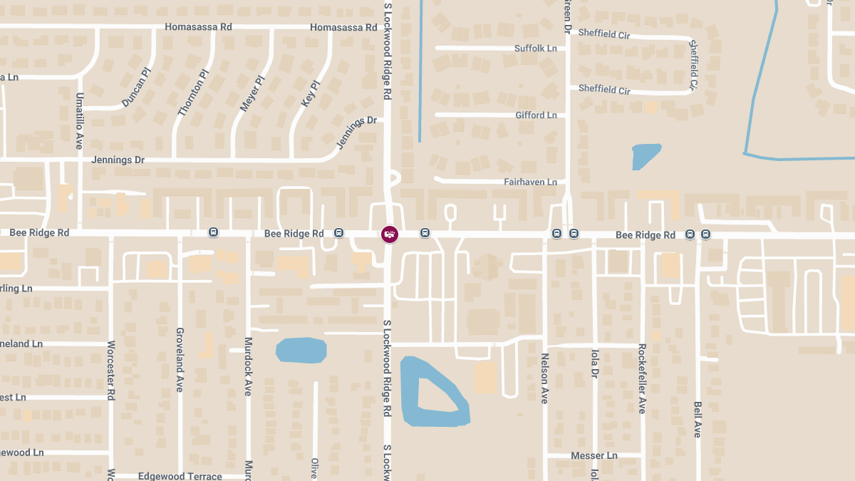 Injury Crash at Bee Ridge Rd & S Lockwood Ridge Rd