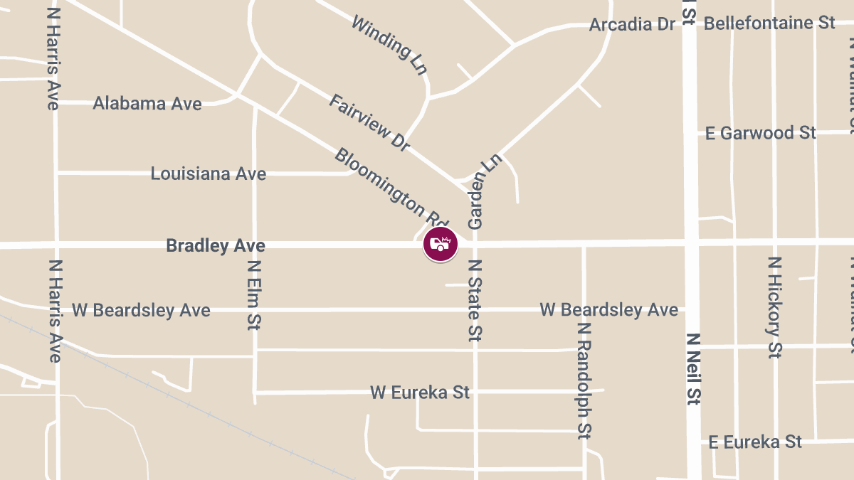 Injury Crash at Bradley Ave and State St