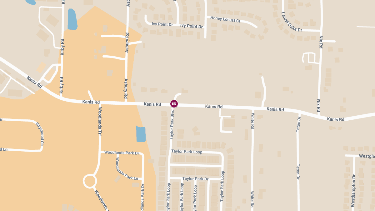 Injury Crash at Canis Rd and Taylor Park Blvd