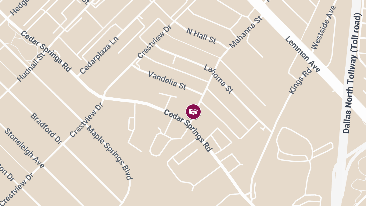 Injury Crash at Cedar Springs Rd & Mahanna St