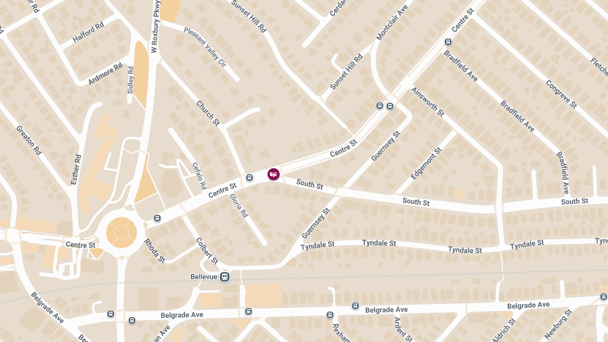 Injury Crash at Centre St & South St