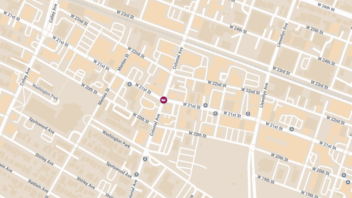 Injury Crash at Colonial Ave and W 21st St