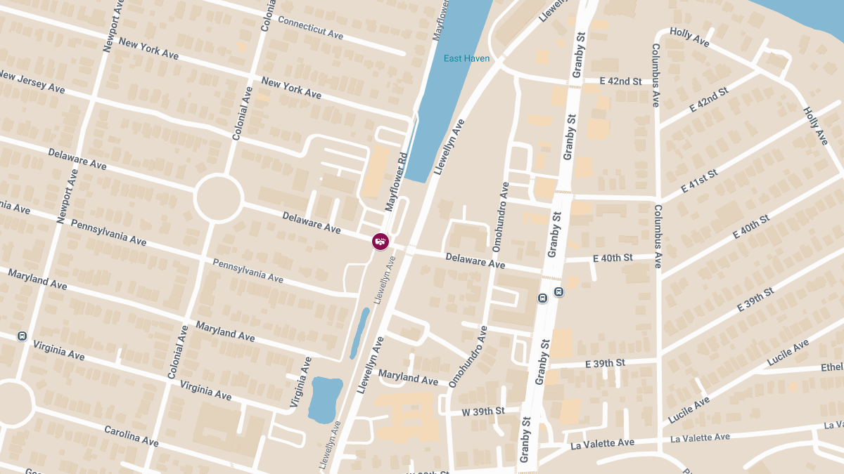 Injury Crash at Delaware Ave & Mayflower Rd