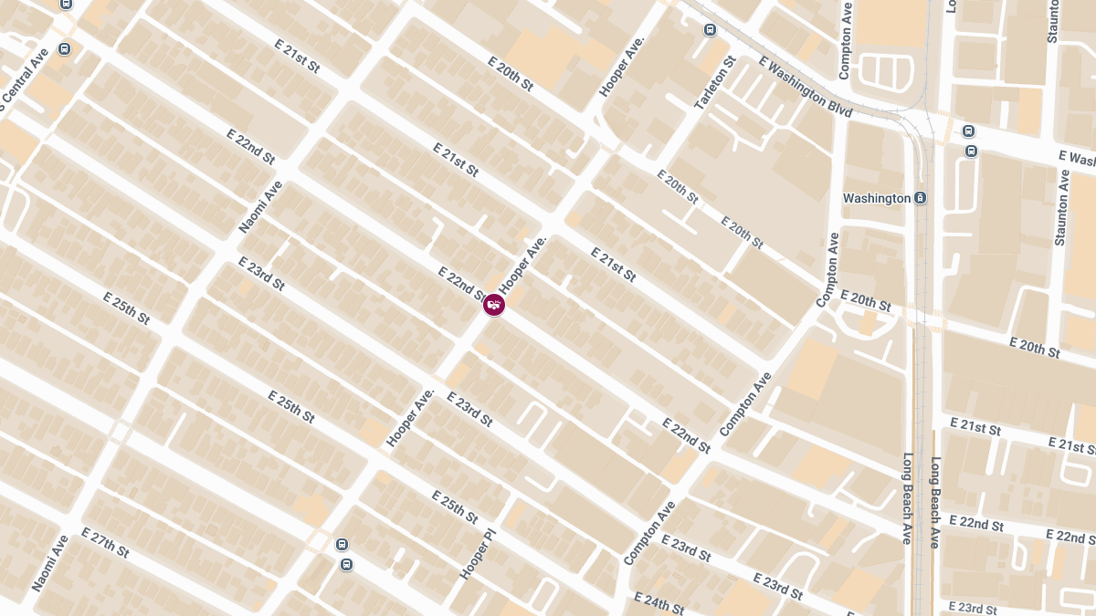 Injury Crash at E 22nd St & Hooper Ave