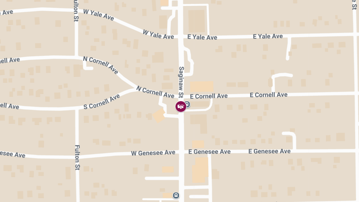 Injury Crash at E Cornell Ave & N Saginaw St