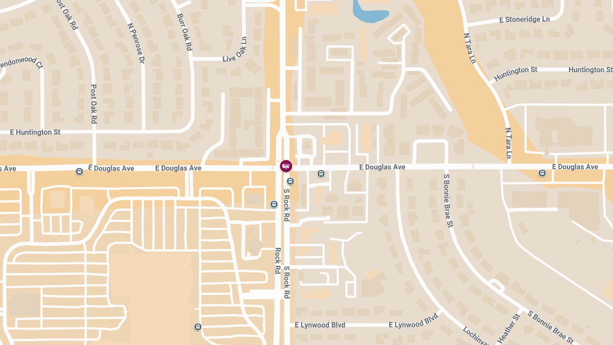 Injury Crash at E Douglas Ave & N Rock Rd