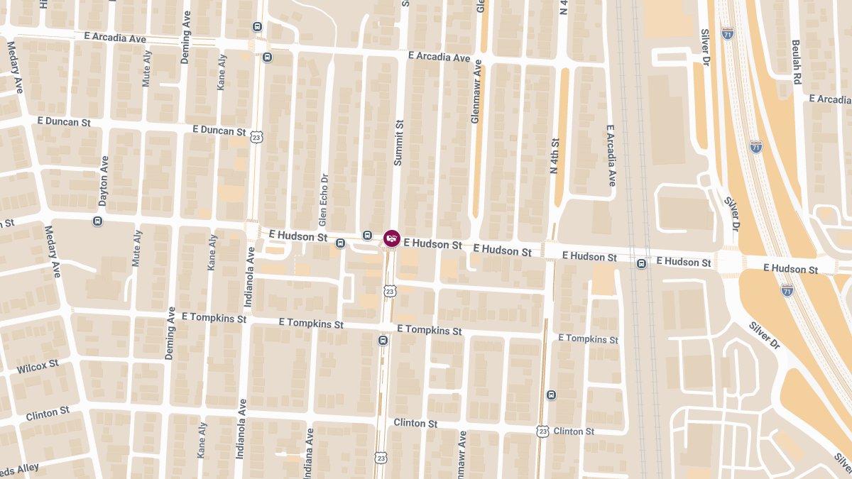 Injury Crash at E Hudson St & Summit St