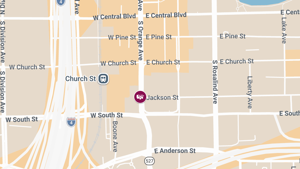 Injury Crash at E Jackson St & S Orange Ave