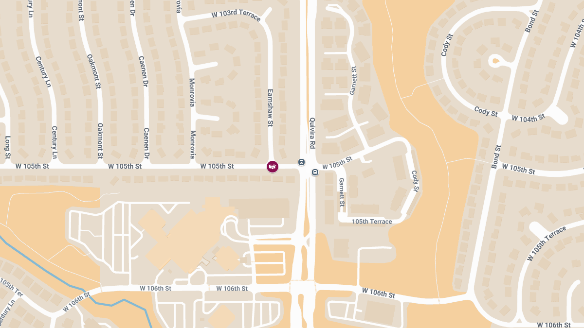 Injury Crash at Earnshaw St and W 105th St
