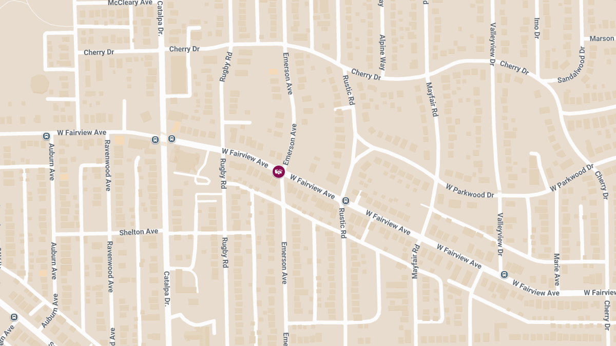 Injury Crash at Emerson Ave & W Fairview Ave