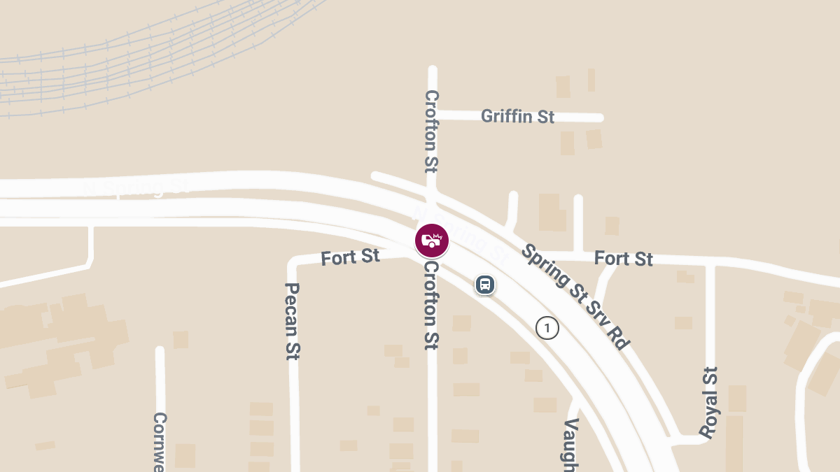 Injury Crash at Exit & Interchange Rd and Crofton St